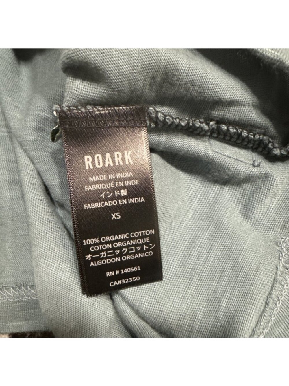 Roark Kilim Jacquard SS Knit Tee Black NWT Mens Size XS RK294 $49 - Picture 7 of 9